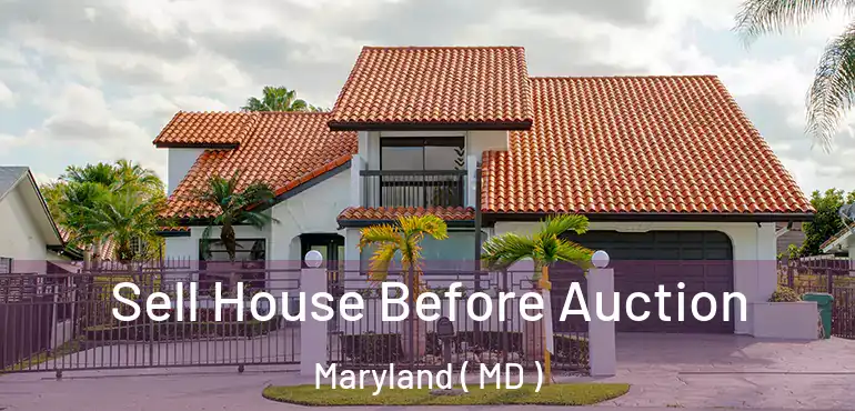  Sell House Before Auction Maryland ( MD )