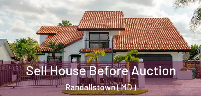  Sell House Before Auction Randallstown ( MD )