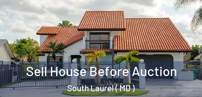  Sell House Before Auction South Laurel ( MD )