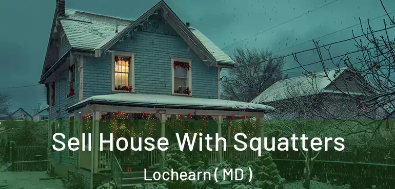  Sell House With Squatters Lochearn ( MD )