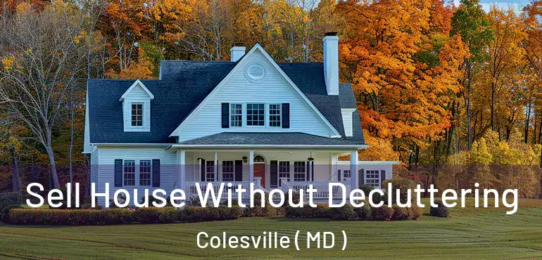  Sell House Without Decluttering Colesville ( MD )