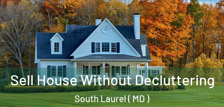  Sell House Without Decluttering South Laurel ( MD )