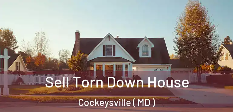  Sell Torn Down House Cockeysville ( MD )