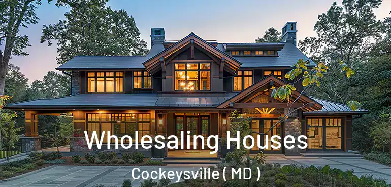  Wholesaling Houses Cockeysville ( MD )